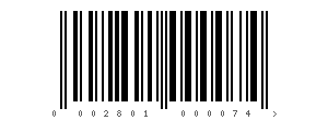 EAN code 00280174, code barre  Sainsbury's 250 ml