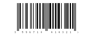 EAN code 3596710414321, code barre Sirop d'agave bio Auchan 500 g (360 ml)