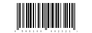 EAN code 54823211, code barre taboulé oriental Auchan 300 g