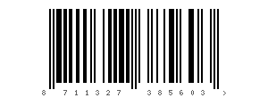 EAN code 8711327385603, code barre Carte D'or Glace Vanille de Madagascar Carte D'or, Unilever 900 ml (472 g)