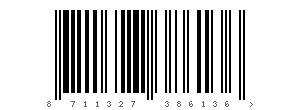 EAN code 8711327386136, code barre Carte D'or Sorbet Fraise Carte D'or, Unilever 900 ml (585 g)